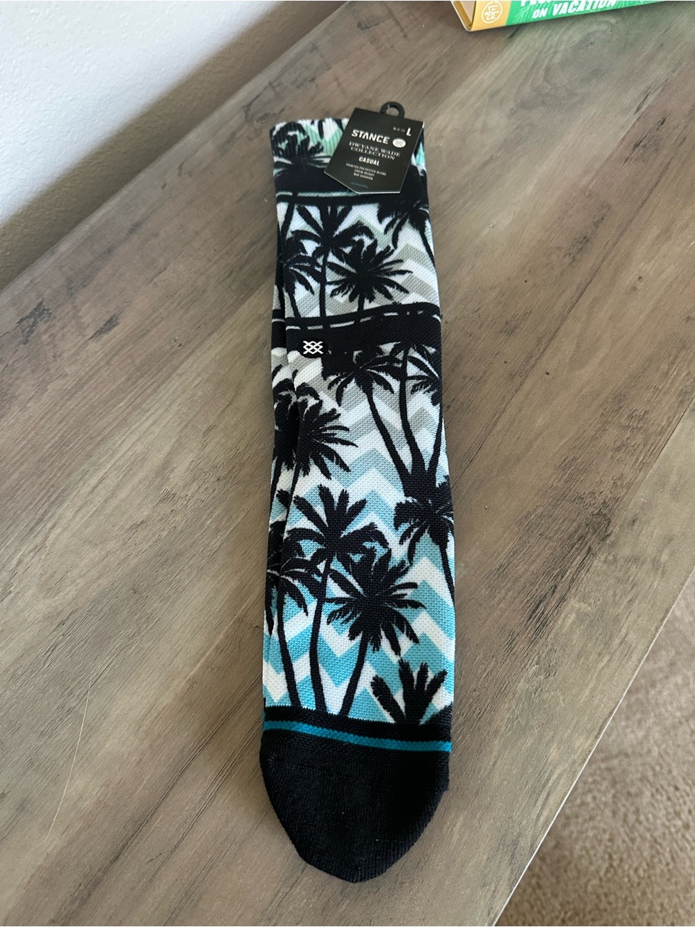 Stance Palm Tree Socks - Black & Teal
